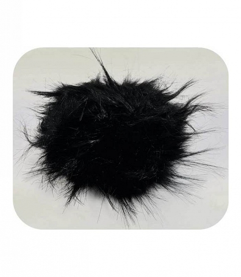 Aran Yarn 25% Wool 400g Balls x2 Black 891